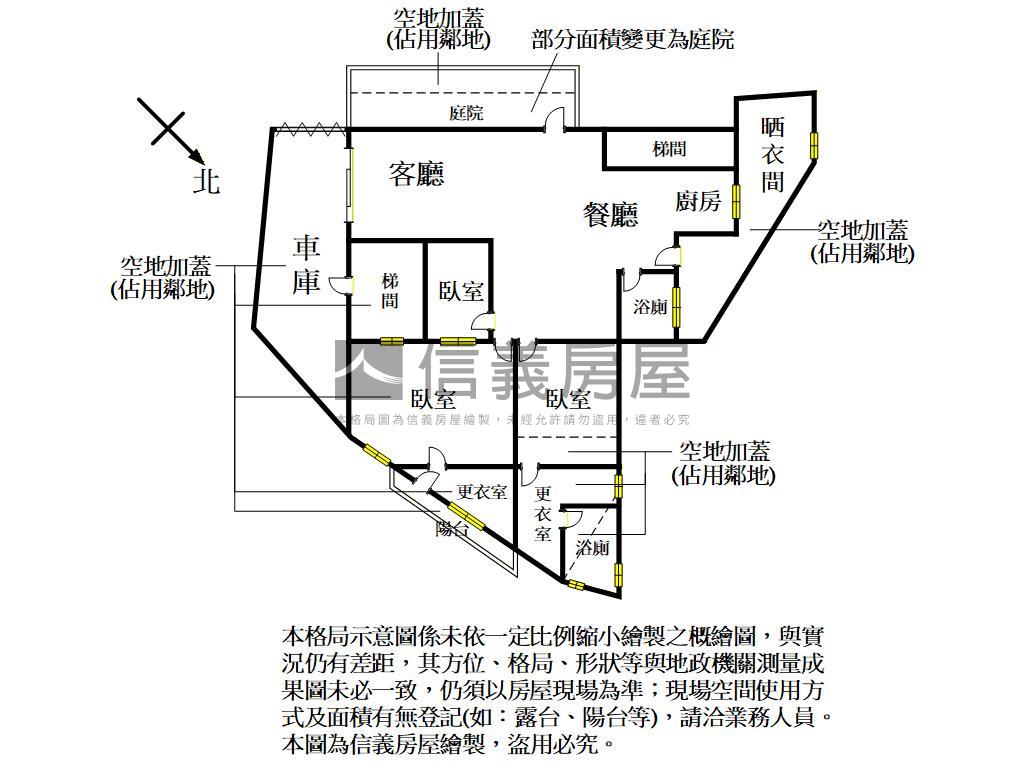 桃園市區大坪數公寓一樓房屋室內格局與周邊環境
