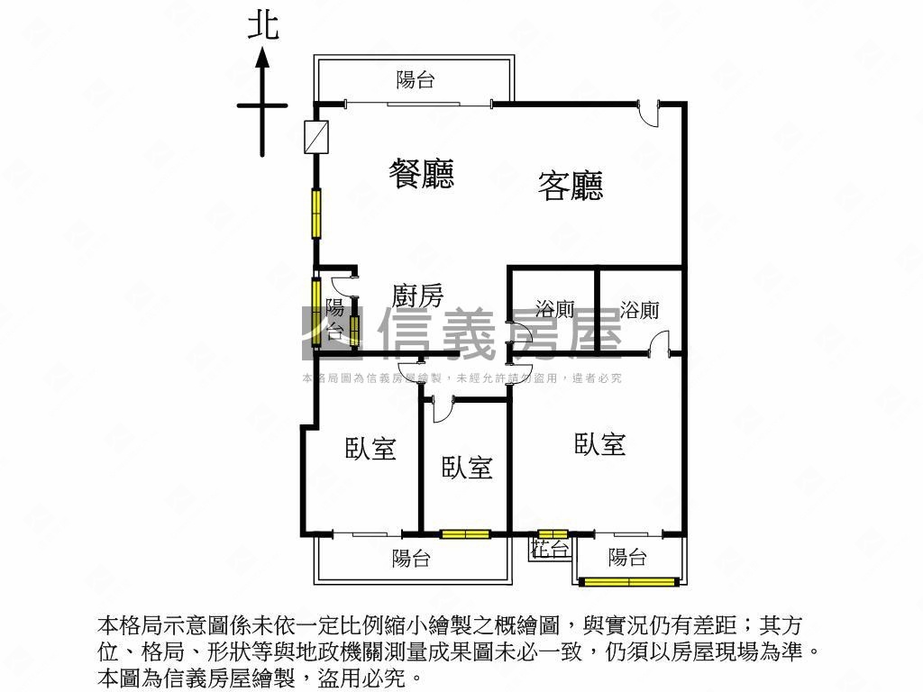 森林公園三房捷運宅房屋室內格局與周邊環境