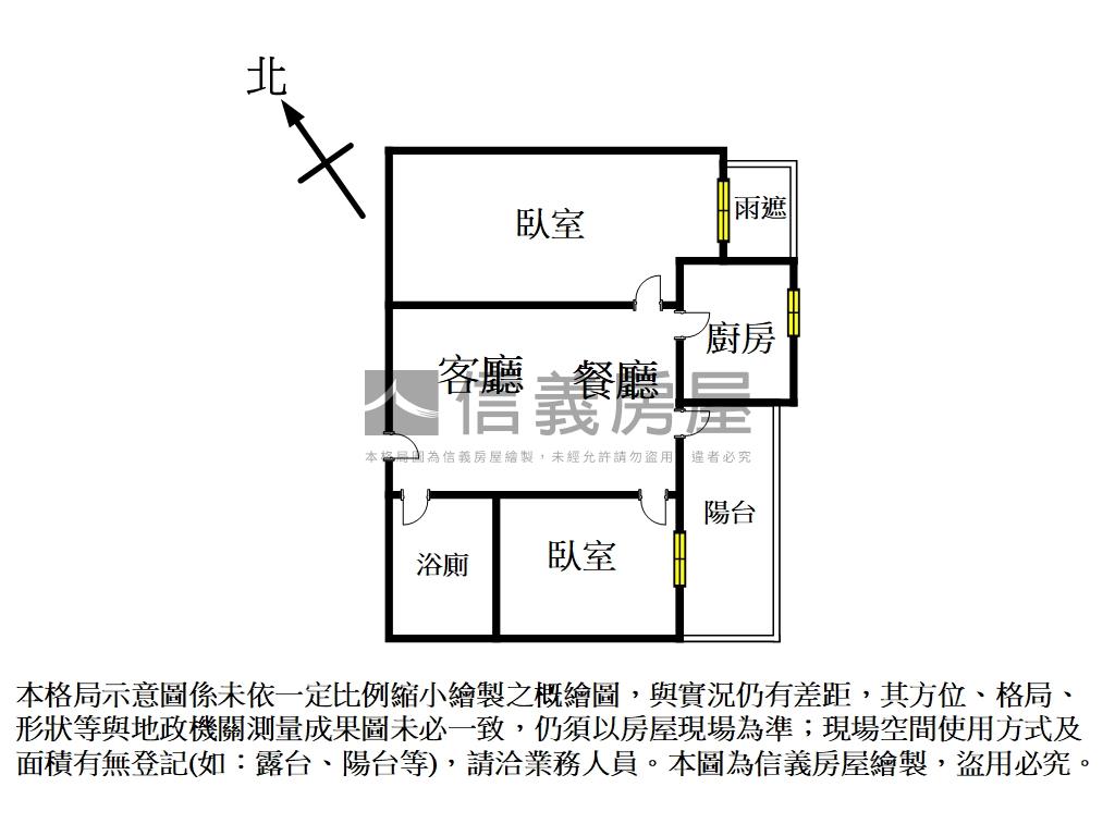 赫里翁臻愛兩房車位房屋室內格局與周邊環境