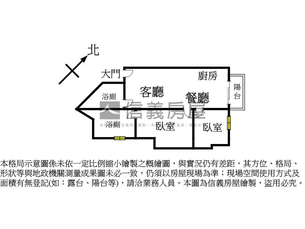 東方博舍美視野兩房平車房屋室內格局與周邊環境