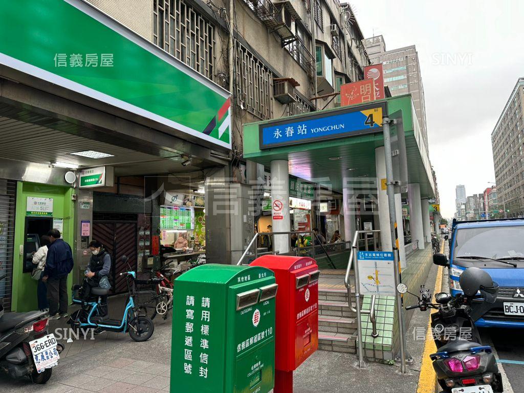 永春捷運站●人潮金店面房屋室內格局與周邊環境