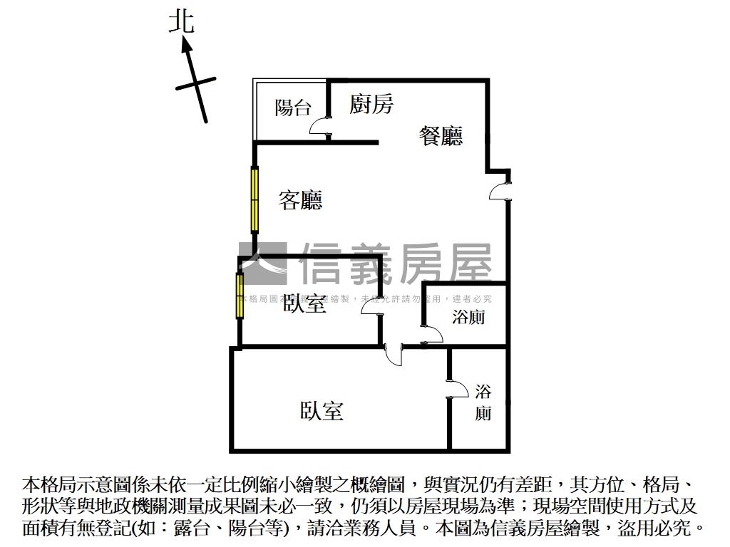 高鐵詠遇高樓美兩房房屋室內格局與周邊環境