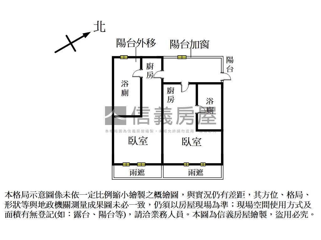 博愛行館｜稀有台元雙套房房屋室內格局與周邊環境