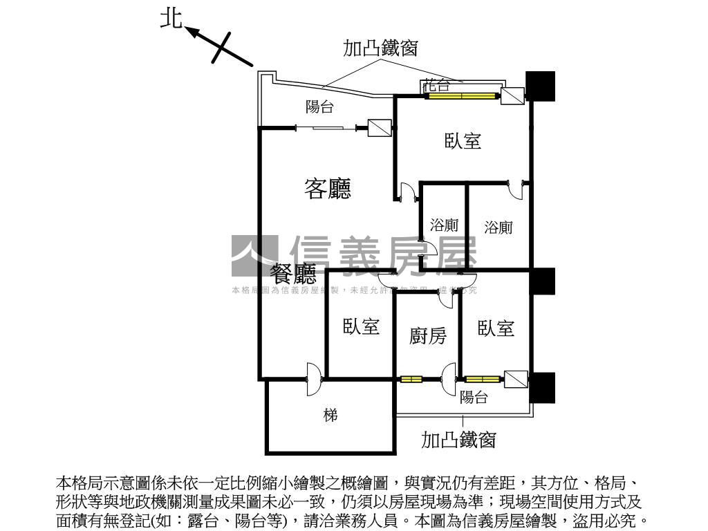 喜來登。三房車位房屋室內格局與周邊環境