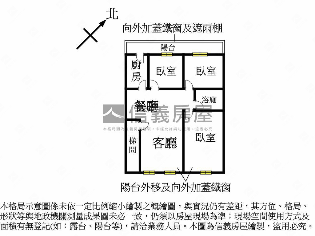 近區公所捷運方正美２樓房屋室內格局與周邊環境
