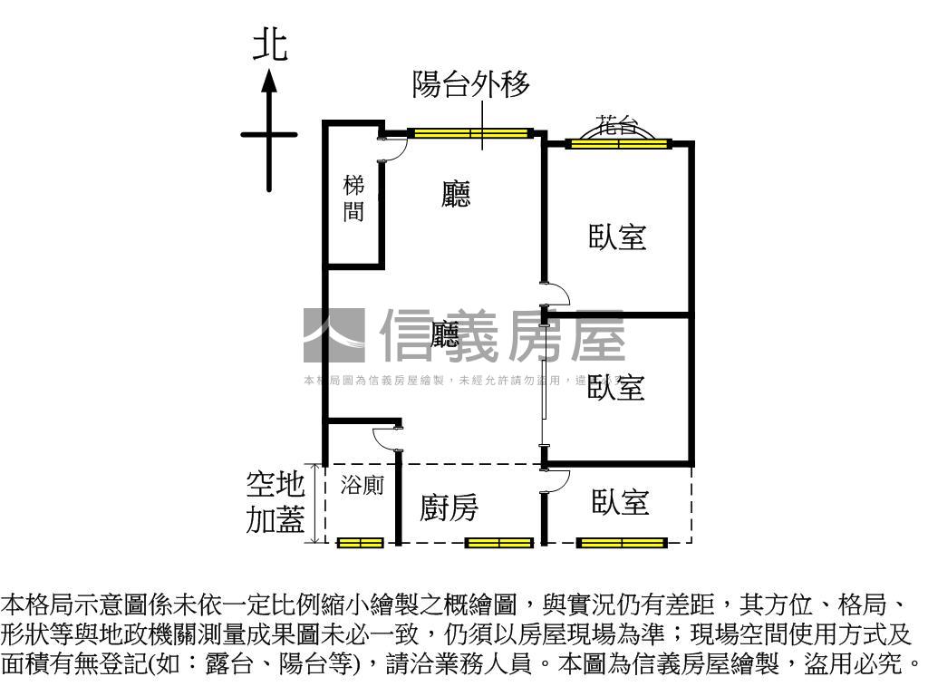 閃閃寶藏低總價美寓３房房屋室內格局與周邊環境