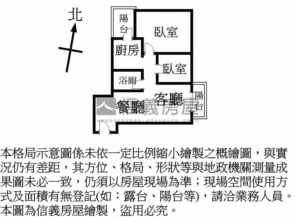 次頂樓的理想兩房車位居所房屋室內格局與周邊環境