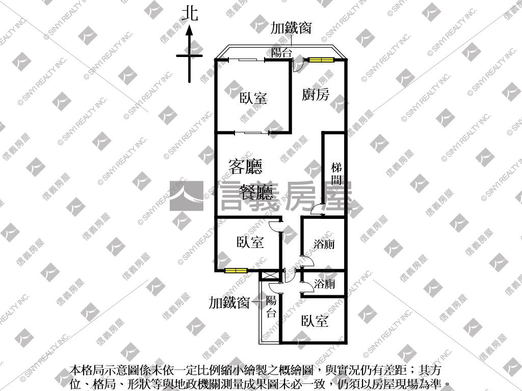 北平溫馨裝潢美三房房屋室內格局與周邊環境