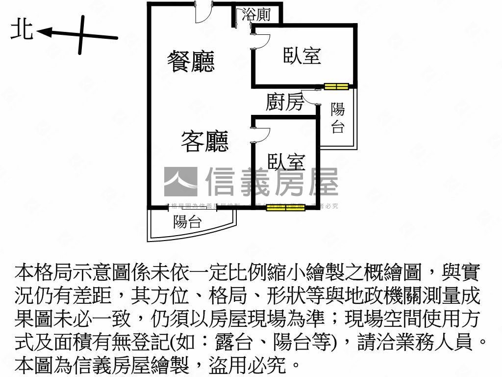 南勢輕屋齡景觀兩房美居房屋室內格局與周邊環境