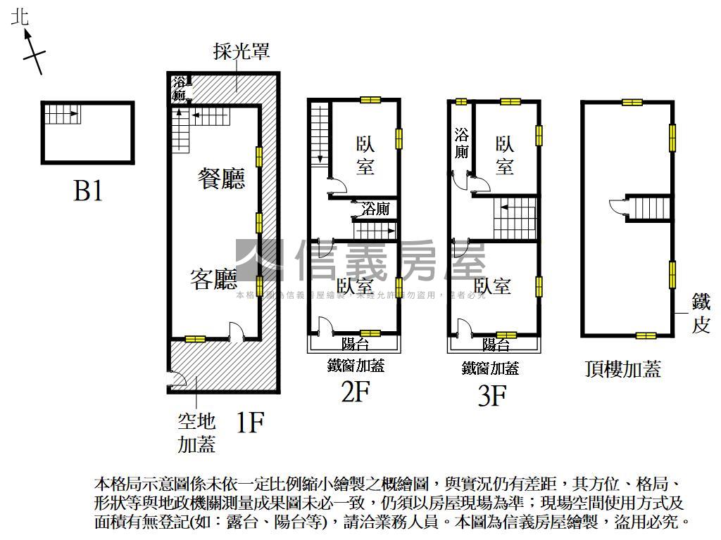 北區｜邊間方正｜採光美墅房屋室內格局與周邊環境
