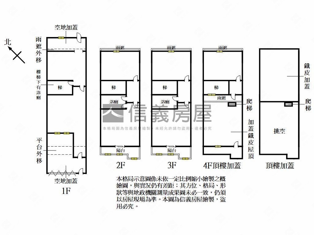 茄苳整棟透天辦公店面房屋室內格局與周邊環境