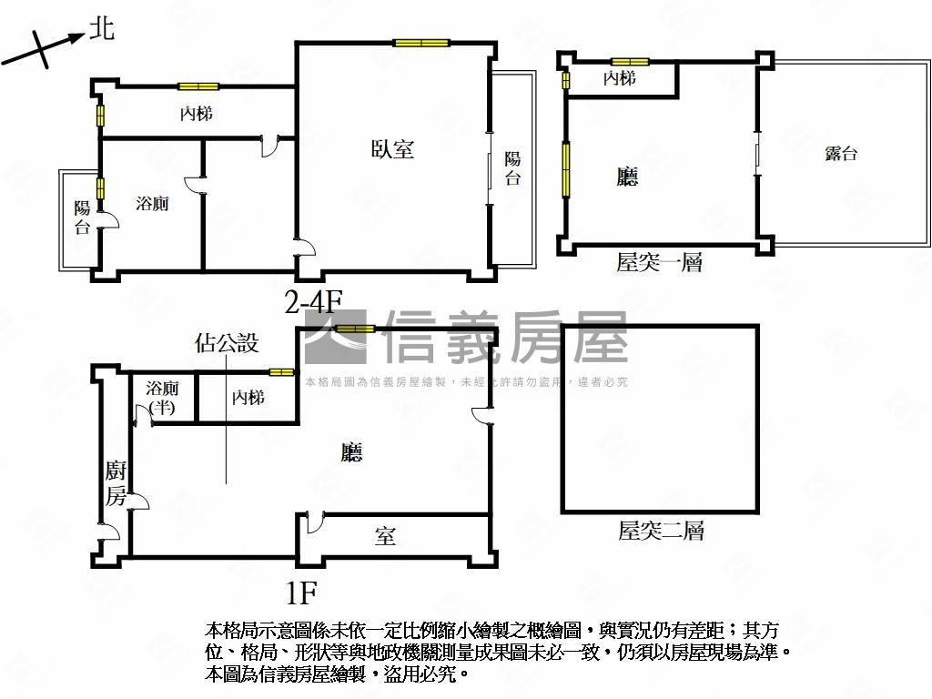 近汐科稀有透天Ｂ房屋室內格局與周邊環境