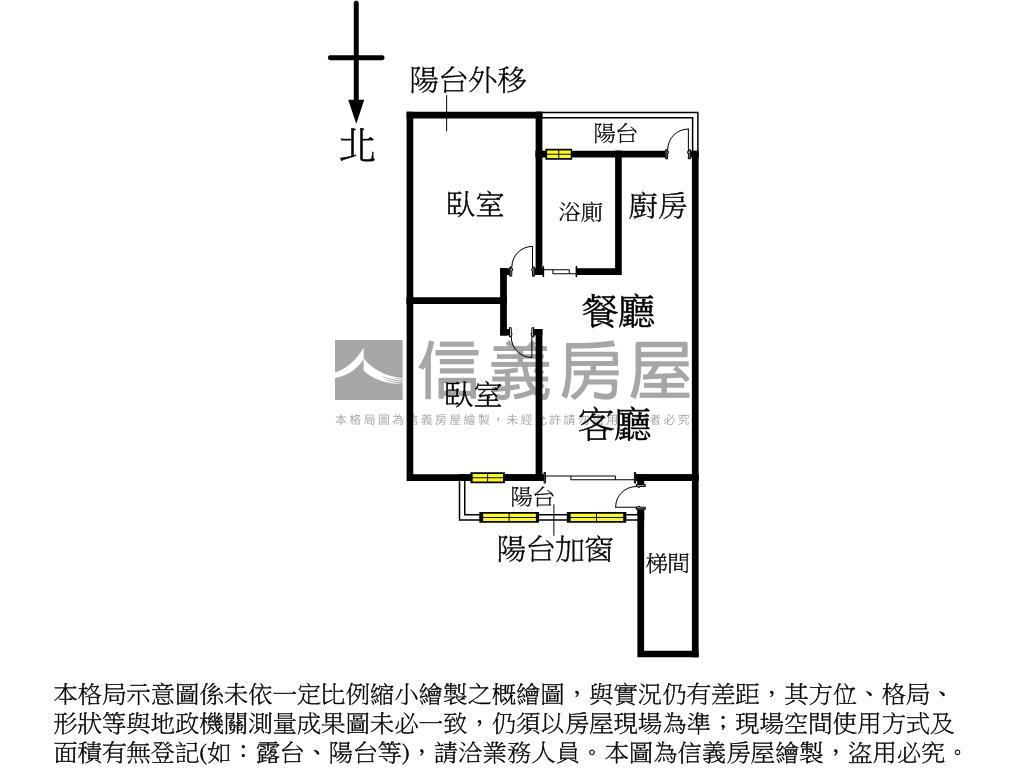 近捷運簡約風美兩房房屋室內格局與周邊環境