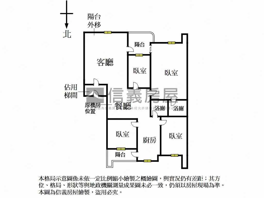 水花園。明亮採光四房宅邸房屋室內格局與周邊環境