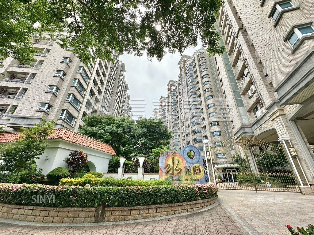 水花園。明亮採光四房宅邸房屋室內格局與周邊環境