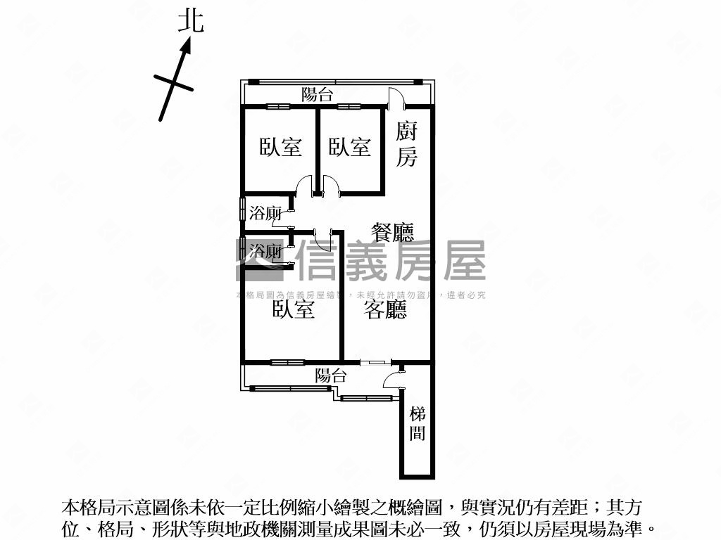 捷運大巷寬●方正明亮雅寓房屋室內格局與周邊環境