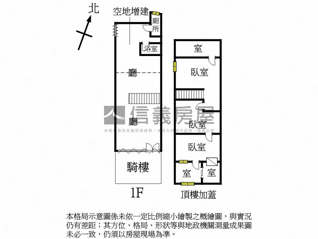 專任市中心正街透天金店面房屋室內格局與周邊環境