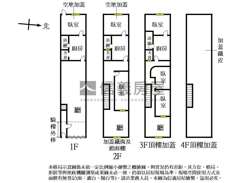 民權路近捷運站透店房屋室內格局與周邊環境