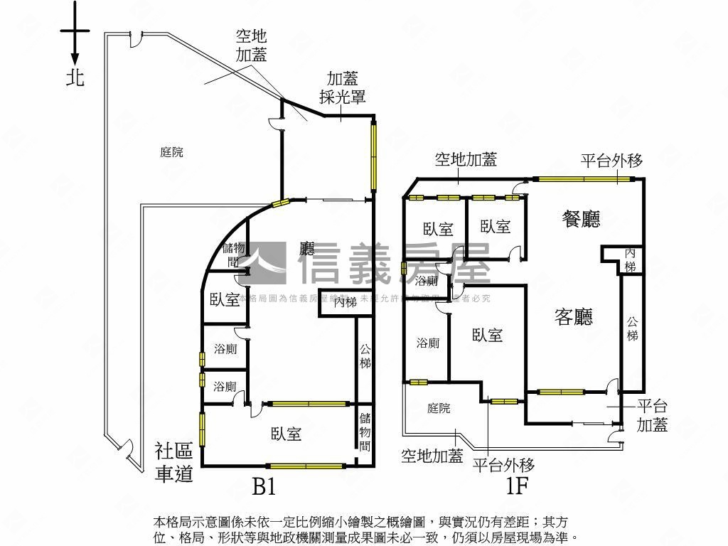 立委稀有庭院大空間房屋室內格局與周邊環境