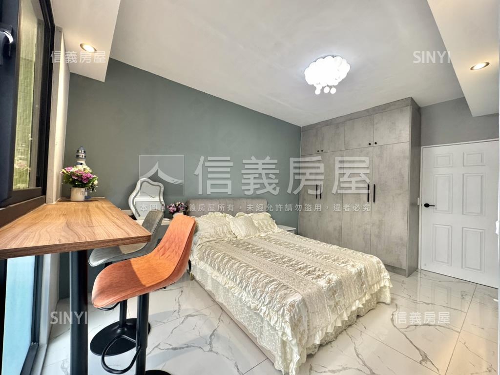 輕軌景觀首排採光翻新三房房屋室內格局與周邊環境