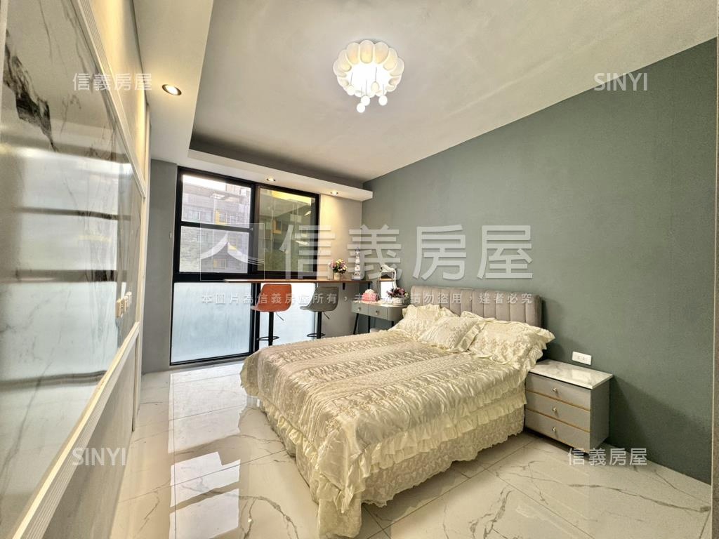 輕軌景觀首排採光翻新三房房屋室內格局與周邊環境