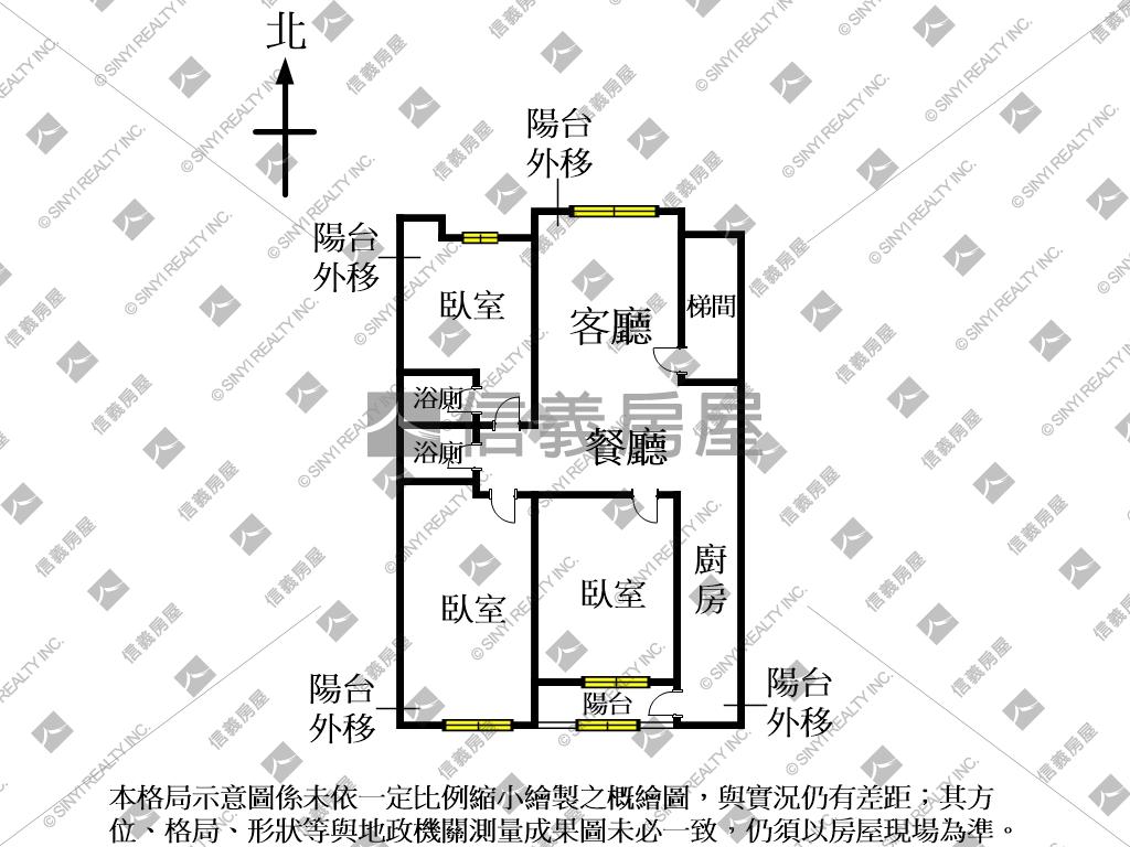 ＡＡＡ大直捷運公寓３樓房屋室內格局與周邊環境