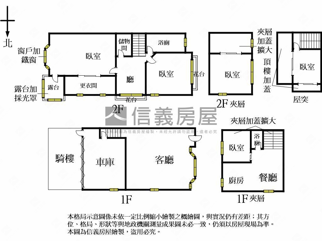 由鉅家天下臨路車庫別墅房屋室內格局與周邊環境
