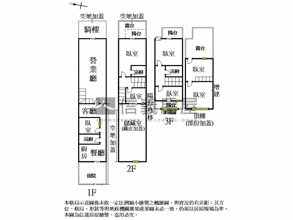 中正路上前路後巷大透店房屋室內格局與周邊環境