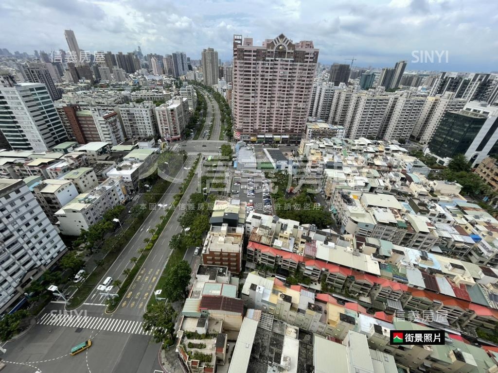 民權樹海景觀邊間高樓三房房屋室內格局與周邊環境