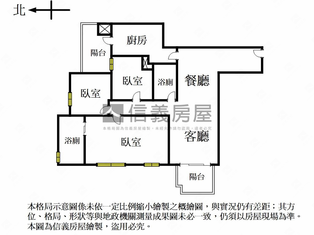 很美！亞昕淳白景觀三房房屋室內格局與周邊環境