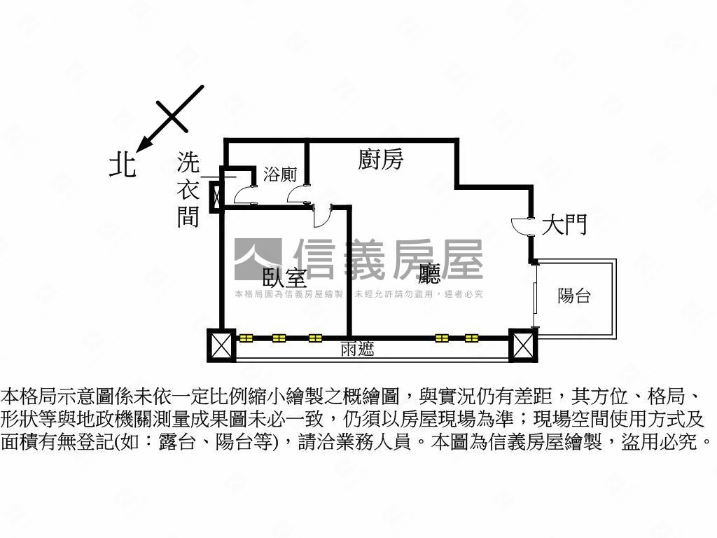 中正鼎站★標準一房房屋室內格局與周邊環境
