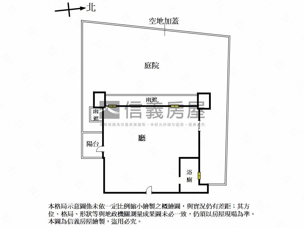 森大直庭院戶房屋室內格局與周邊環境