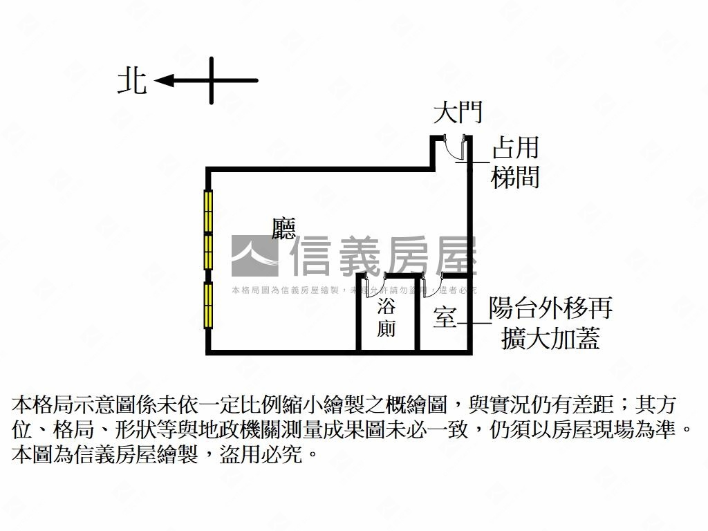 捷運旁面中正路二樓房屋室內格局與周邊環境