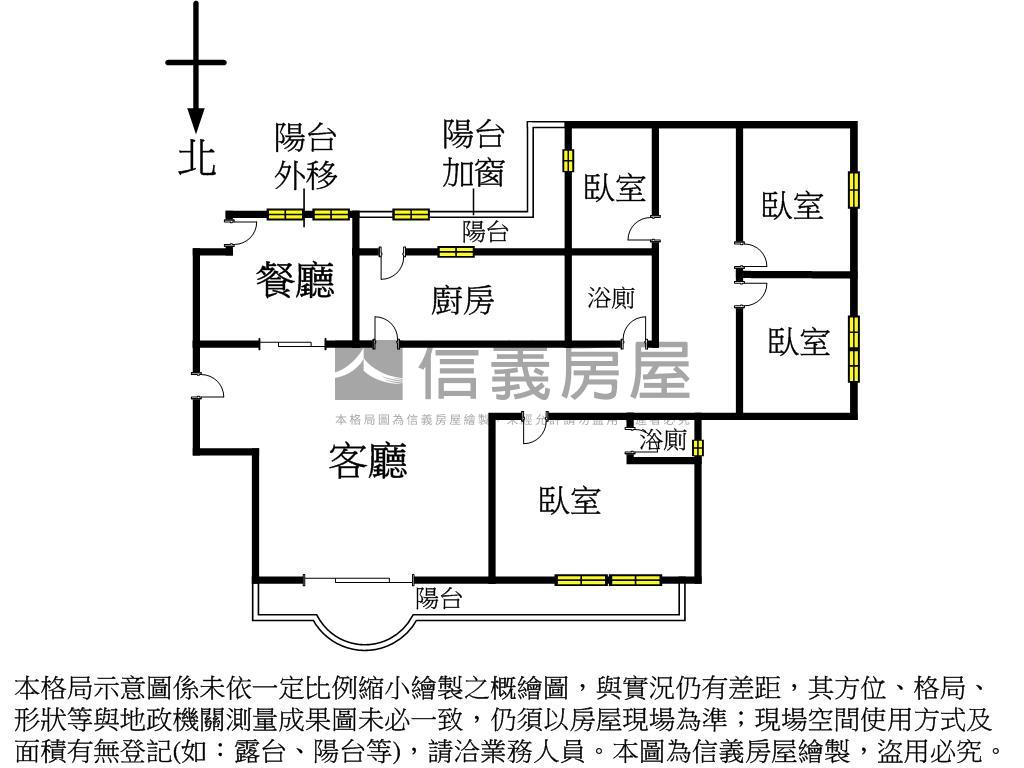 次頂樓安和大四房房屋室內格局與周邊環境