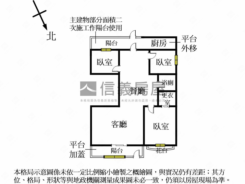 長安孝親挑高三房車位房屋室內格局與周邊環境