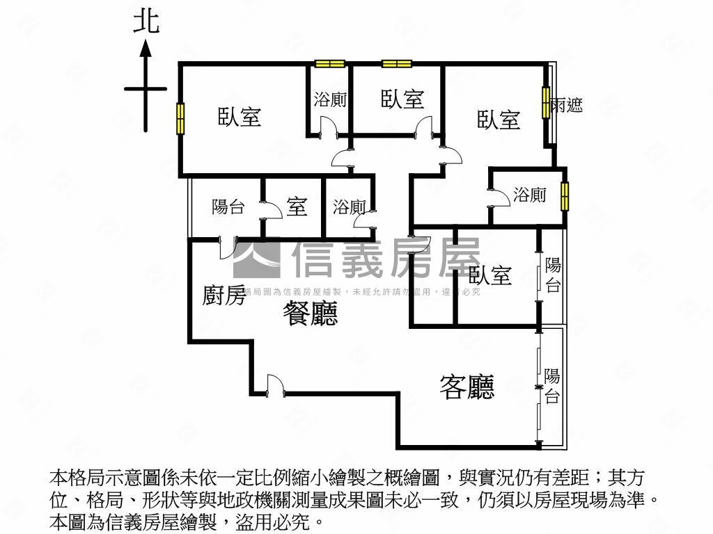 稀有一層一戶勤美震後高樓房屋室內格局與周邊環境