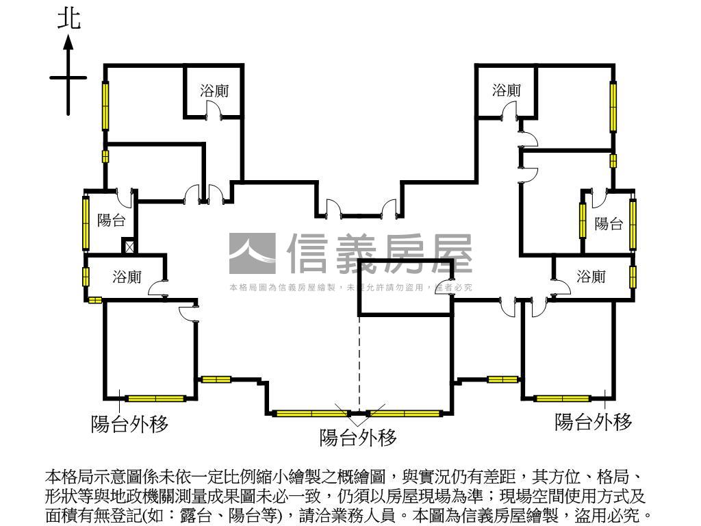 面中庭綠意附坡平車位房屋室內格局與周邊環境