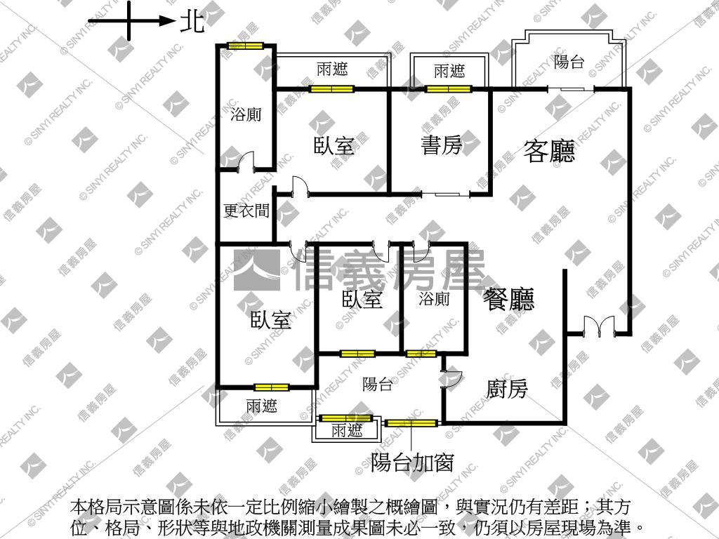 惠宇澄品四房雙平面車位房屋室內格局與周邊環境