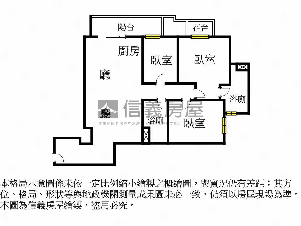 新潤青樺三房附車位房屋室內格局與周邊環境