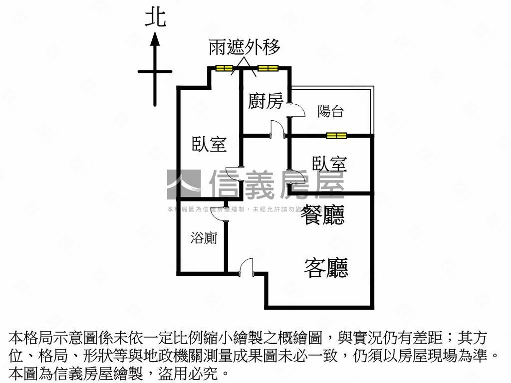 赫里翁臻愛★高樓兩房車位房屋室內格局與周邊環境