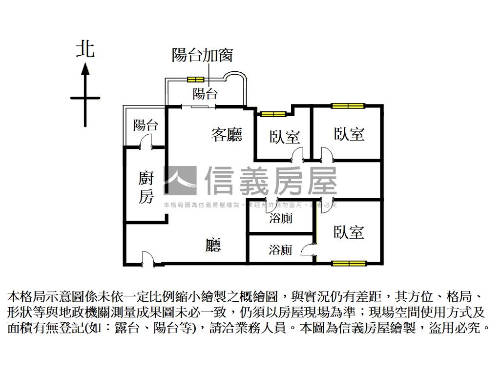 新接⭐美堤三房美宅房屋室內格局與周邊環境