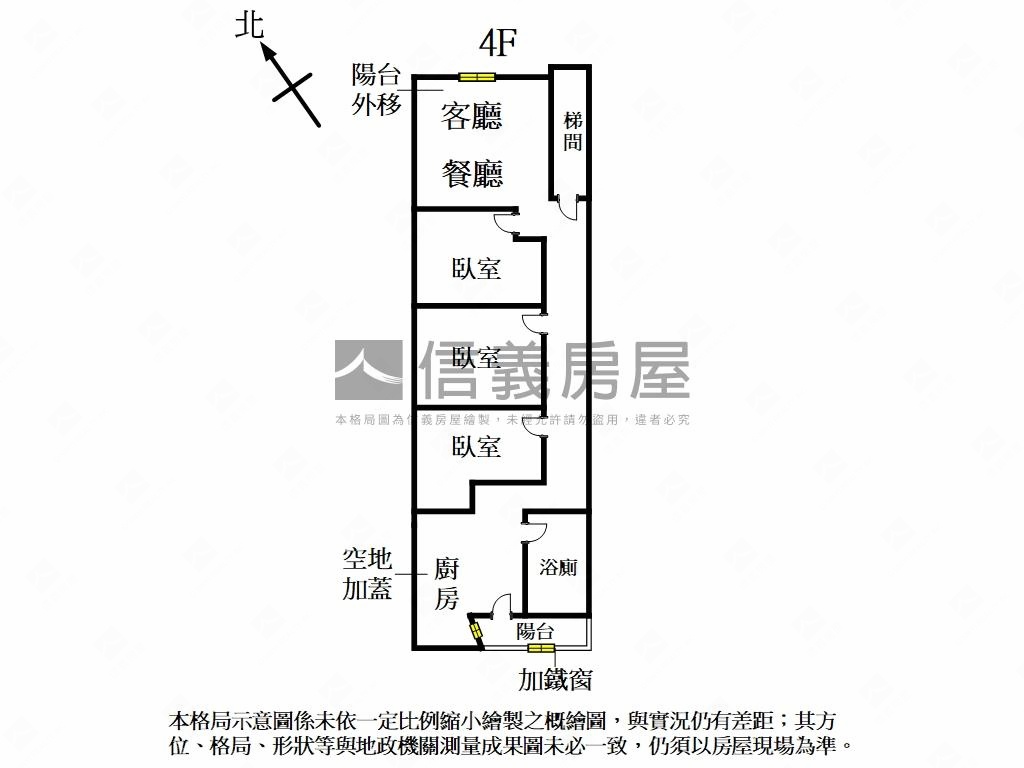 近未來捷運·美裝三房４房屋室內格局與周邊環境