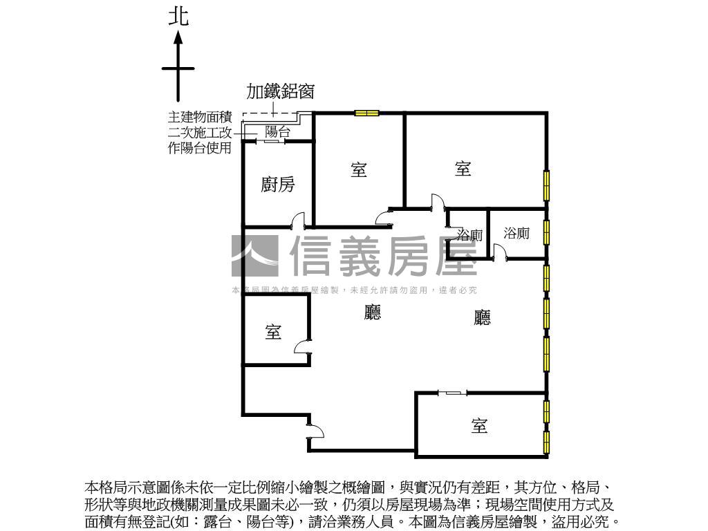 名流正面光復南路大空間房屋室內格局與周邊環境