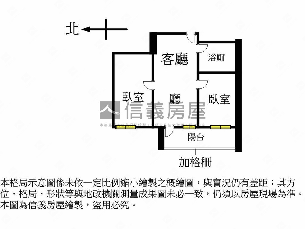 市政１號院視野２房房屋室內格局與周邊環境