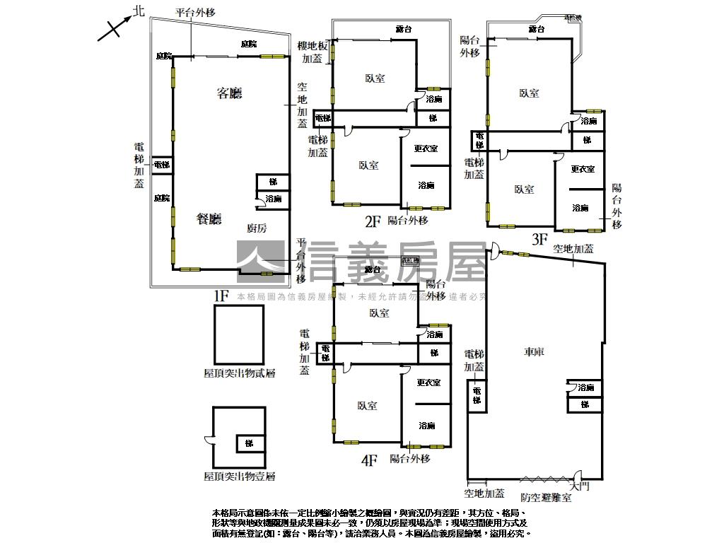 山景傳家隱私大別墅房屋室內格局與周邊環境