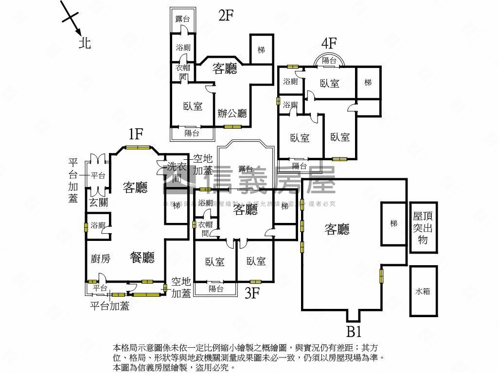 稀有獨棟別墅大空間房屋室內格局與周邊環境