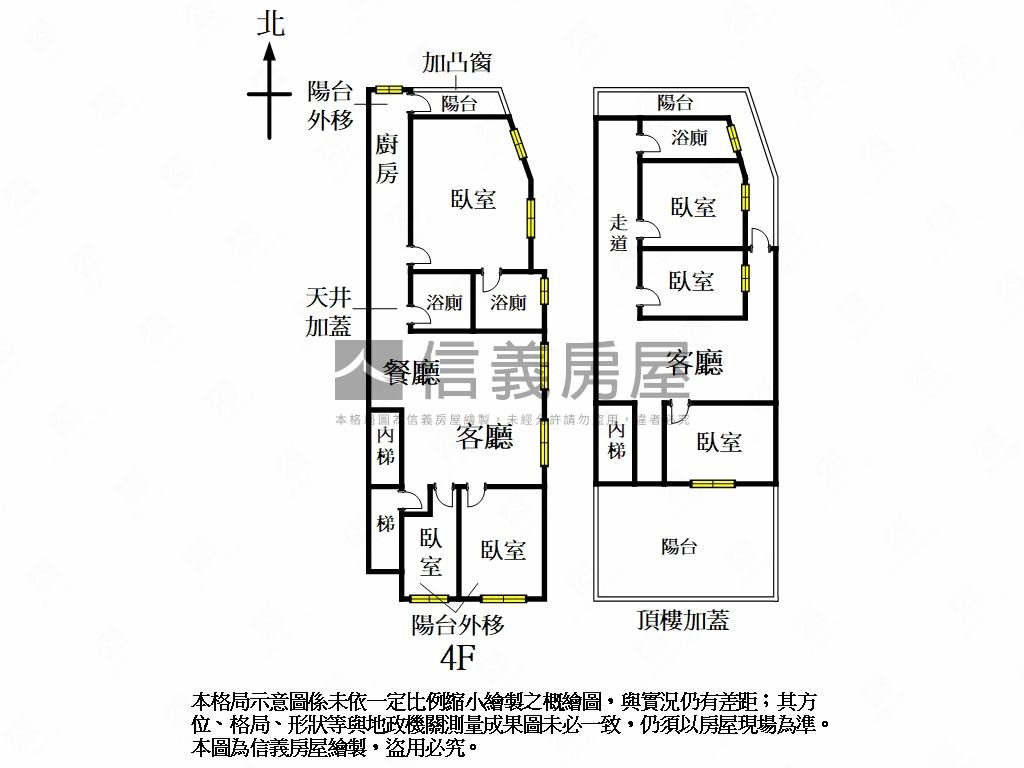 三面採光大空間美屋房屋室內格局與周邊環境