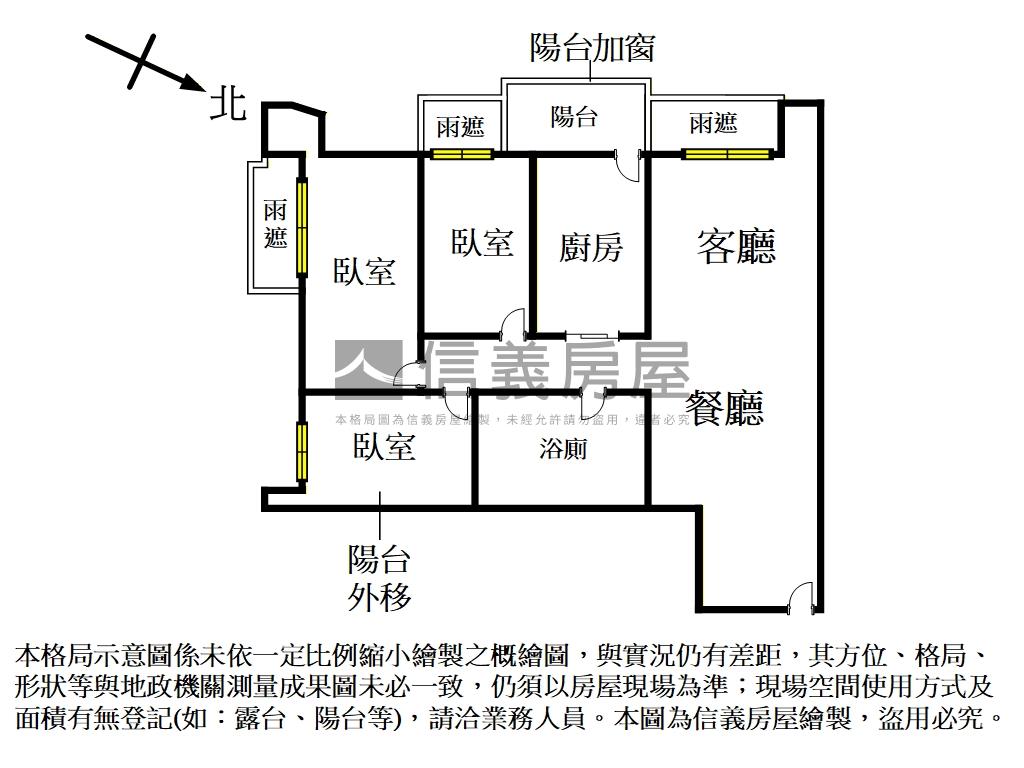 汐止１０１。３房帶車位房屋室內格局與周邊環境