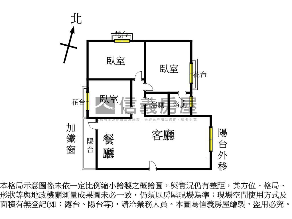 讚★大台中新市三房房屋室內格局與周邊環境