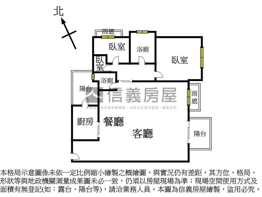 印象天籟朝東南視野裝潢戶房屋室內格局與周邊環境